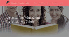 Desktop Screenshot of educazioneprevenzionesalute.it